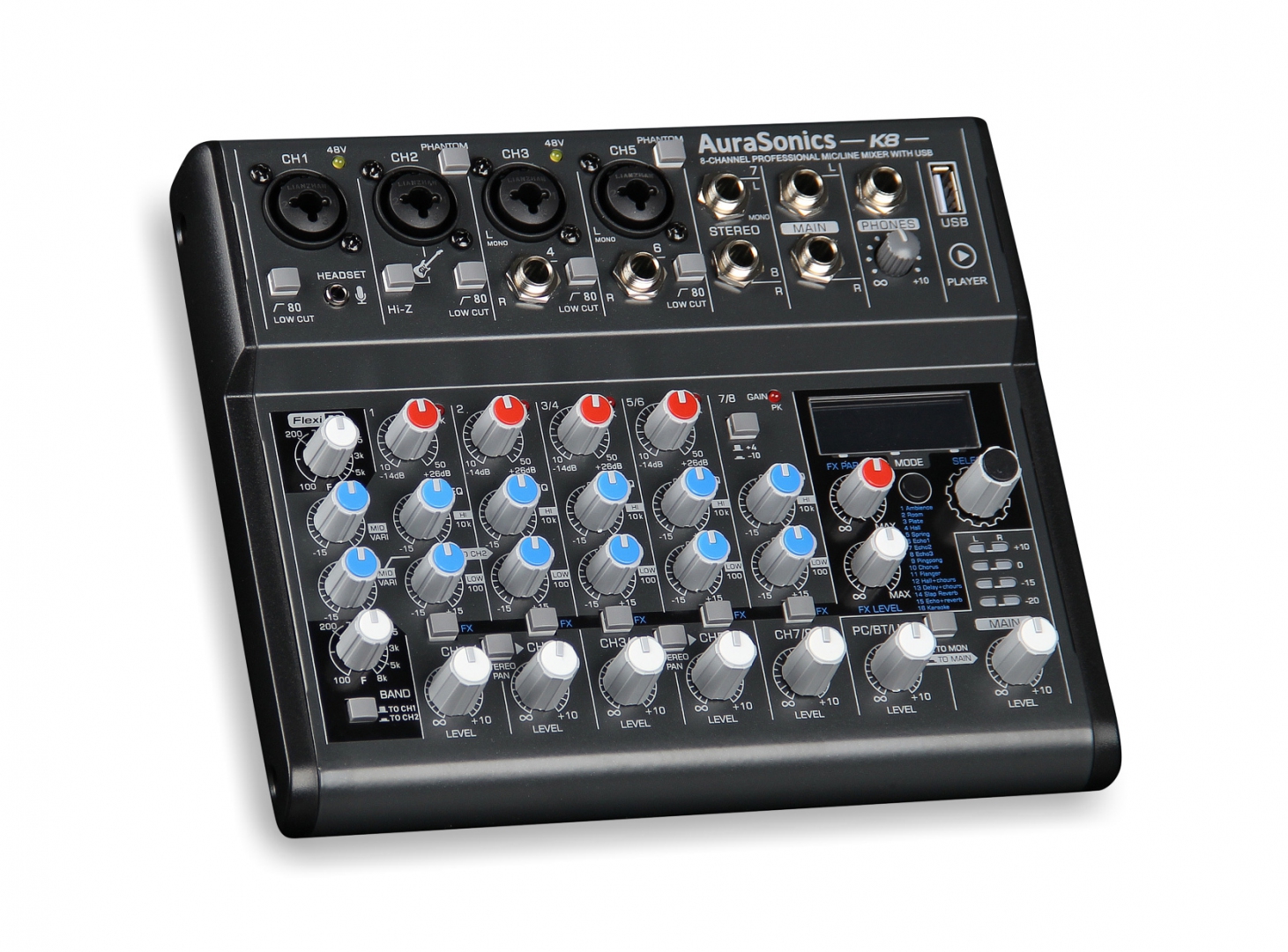 AuraSonics K8 компактный микшерный пульт в Калининграде