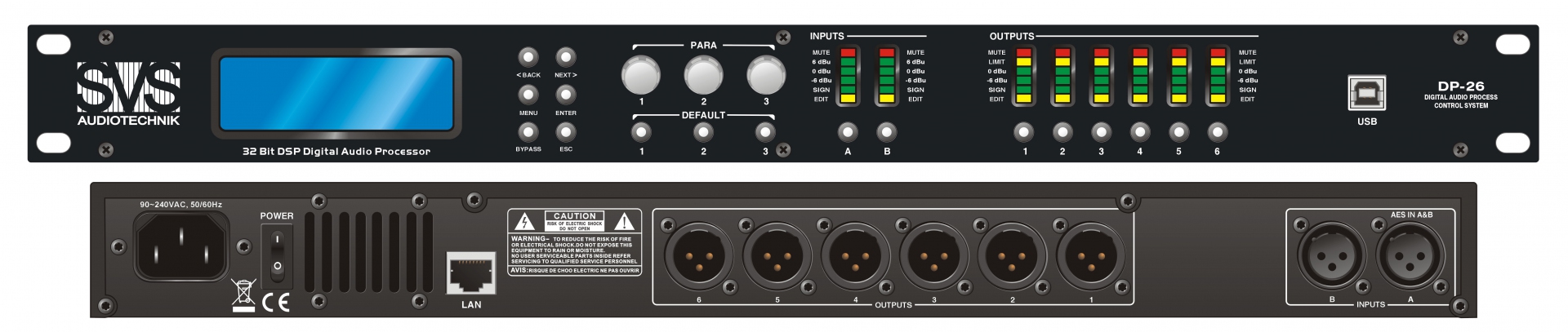 SVS Audiotechnik DP-26 Цифровой процессор: 2 входа 6 выходов в Калининграде