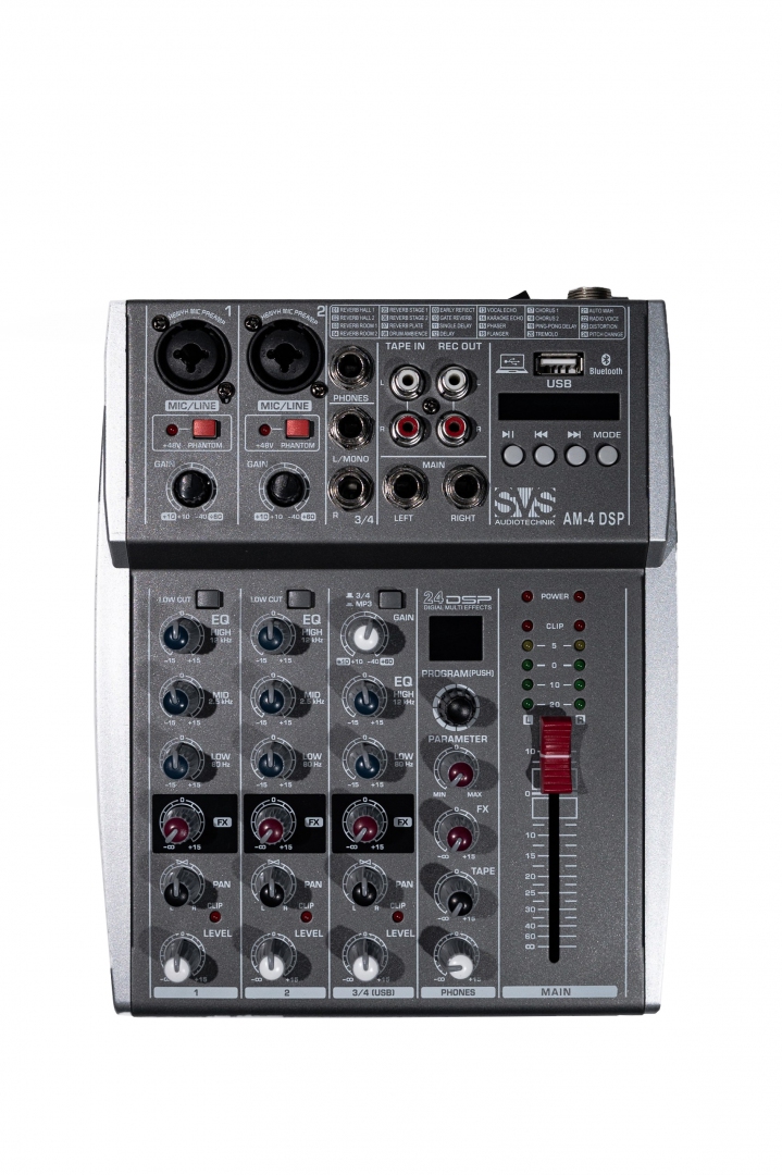 SVS Audiotechnik mixers AM-4 DSP Аналоговый микшерный пульт, 4-канала в Калининграде
