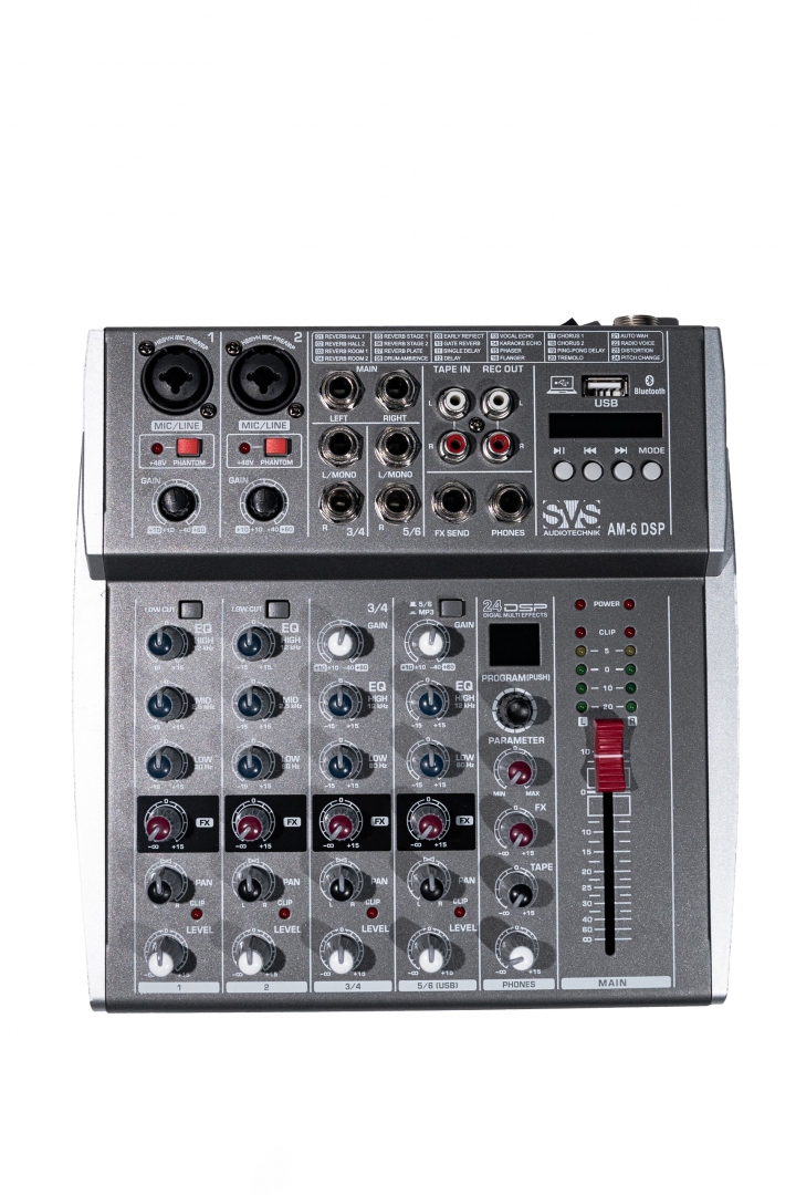 SVS Audiotechnik mixers AM-6 DSP Микшерный пульт аналоговый, 6-канальный SVS Audiotechnik mixers в Калининграде